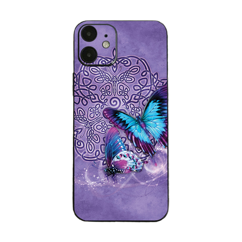 MightySkins APIPH12-Celtic Butterflies Skin for Apple iPhone 12 - Celt