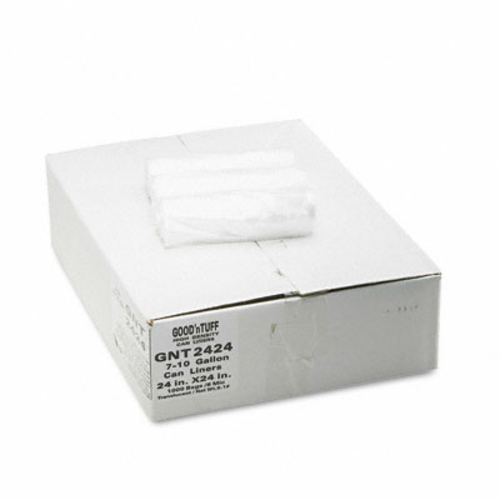 Webster GNT2424 Good nTuff Waste Can Liners  7-10 gallon  5 microns  2