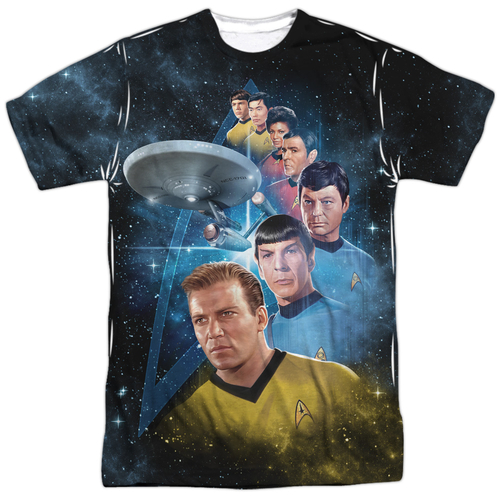 Trevco CBS1287-ATPP-2 Star Trek-Among The Stars - Short Sleeve Adult 1