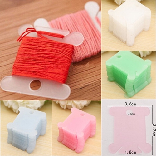 25/110Pcs Embroidery Floss Craft Thread Bobbin