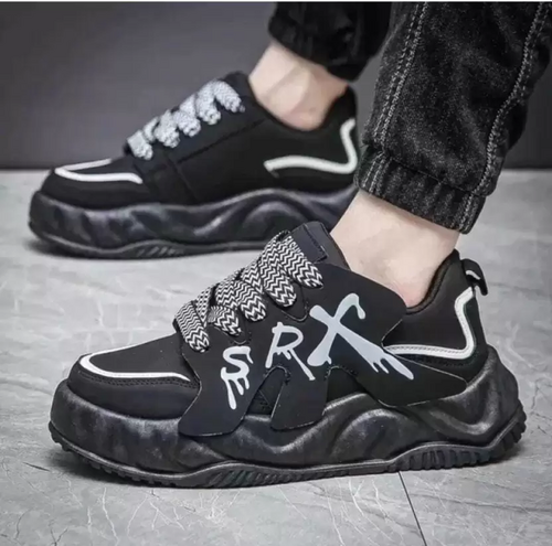 shoes high premium quality Sneakers For Men  (Black) (Size 6)
