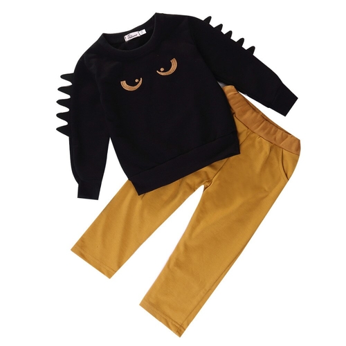 Casual Toddler Kids Baby Boys Outfits Monster