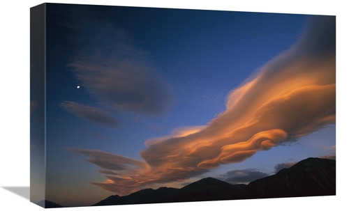 Global Gallery GCS-453486-1218-142 12 x 18 in. Wind Cloud Over Ben Oha