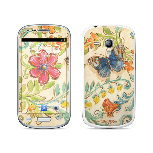 DecalGirl SG3M-GARDSCRL Samsung Galaxy S III Mini Skin - Garden Scroll