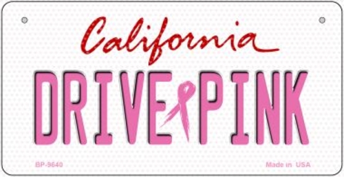 Smart Blonde BP-9640 3 x 6 in. Drive Pink California Novelty Metal Bic