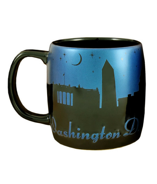 Americaware SMWDC04 Washington DC 22 oz Night Sky Silhouette Mug