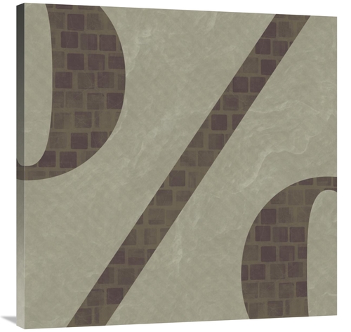 Global Gallery GCS-382237-3636-142 36 x 36 in. Type Collage - Percent 