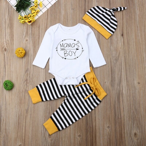 Pudcoco Autumn Newborn kids Baby Boy Cotton Casual