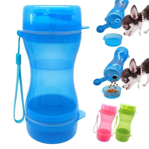 Main Dog Water Bottle for Walking Pet Food Container 2 image