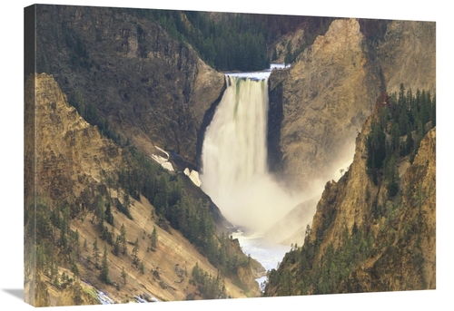 Global Gallery GCS-396952-2432-142 24 x 32 in. Lower Yellowstone Falls