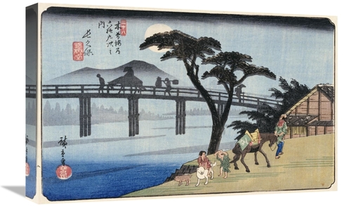 Global Gallery GCS-266551-22-142 22 in. Nagakubo Art Print - Hiroshige