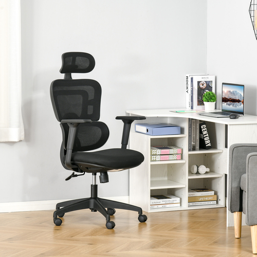 Vinsetto Mesh Office Chair, Ergonomic High Back Swivel Desk Chair with