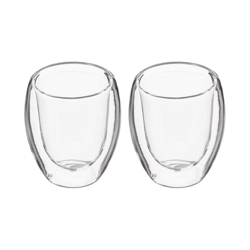 Piece Coffee Cup Set Secret de Gourmet Crystal Transparent (7 cl)