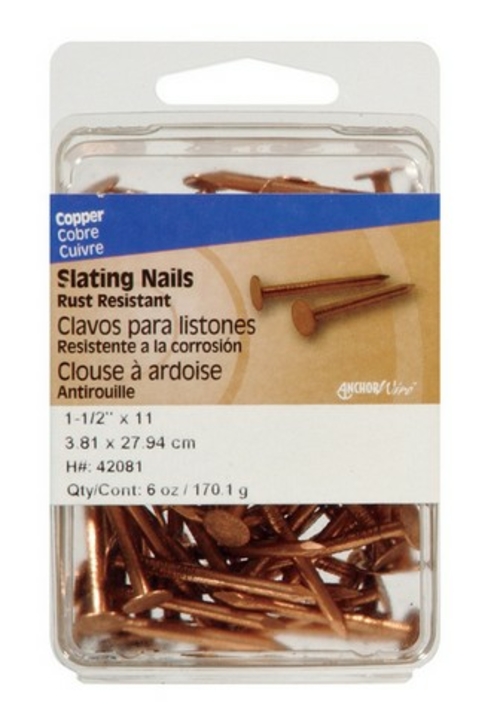 Hillman 42081 1.05 in. x 11 Ga Slate Nails - pack of 5