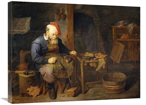Global Gallery GCS-267222-30-142 30 in. A Cobbler Art Print - David Ry