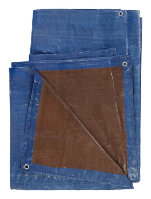 Projex PROJBB2436 Poly Tarps  Blue & Brown - 24 x 36
