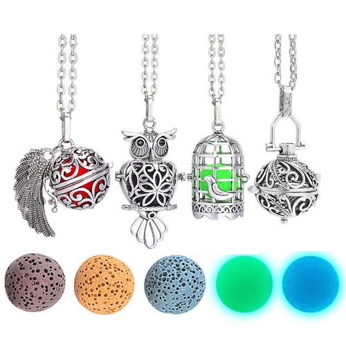 Aromatherapy Diffuser Necklace Locket Necklace