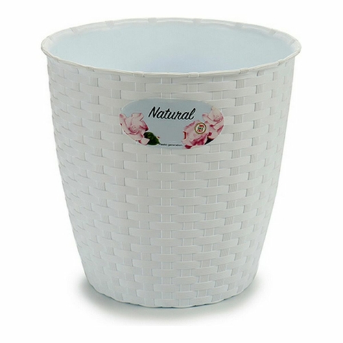 Plant pot Stefanplast 10006019 White Plastic 19 x 17,5 x 19 cm