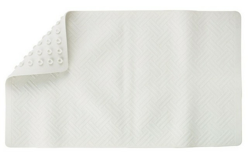 Living Accents MB3212-WHITE 16 x 28 in. White Large Bath Mat