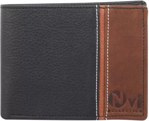 Men Casual Brown Artificial Leather Wallet  (5 Card Slots)