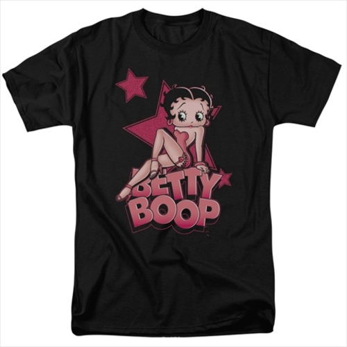 Boop-Sexy Star - Short Sleeve Adult 18-1 Tee, Black - Small