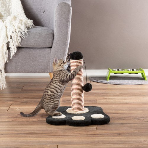 Cat Scratching Post Scratcher for Cats and Kittens with Sisal Rope