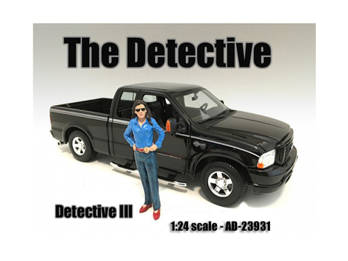 \The Detective #3\" Figure For 1:24 Scale Models by American Diorama"