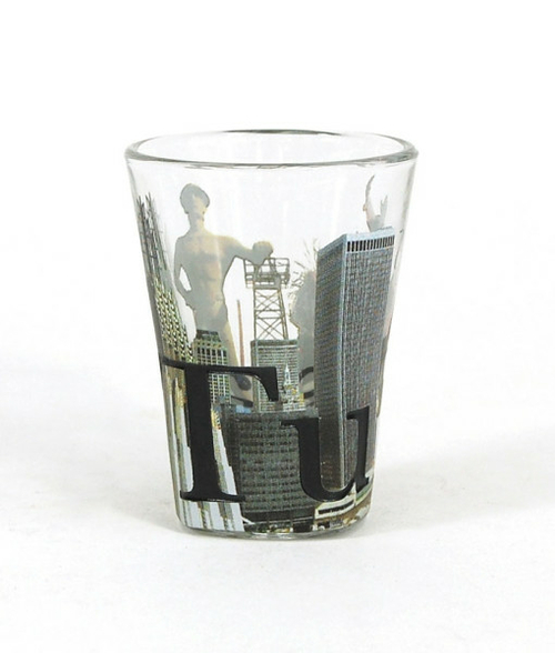 Americaware SGTUL01 Tulsa Full Color Etched Shot Glass