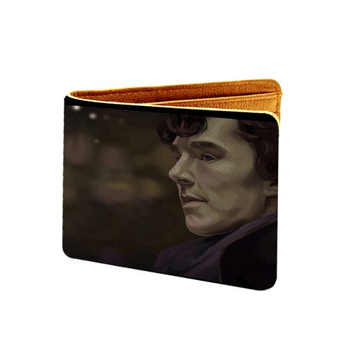 Sherlock Design Multi color Canvas, Artificial