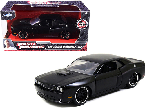 Dom\'s Dodge Challenger SRT8 Black \Fast & Furious\ Movie 1/32 Diecast