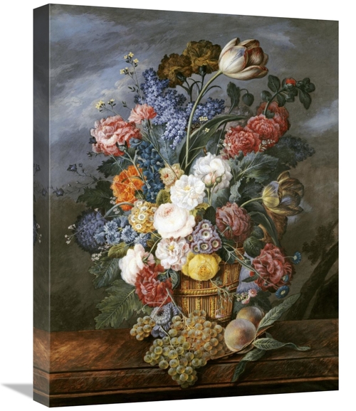 Global Gallery GCS-268645-22-142 22 in. A Still Life of Mixed Flowers 