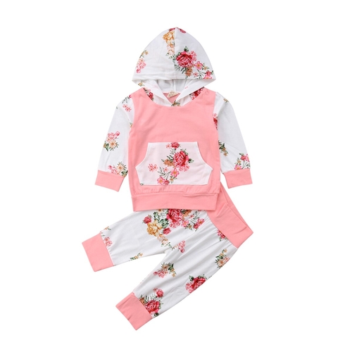 Cute Newborn Baby Girls Warm Autumn 2PCS