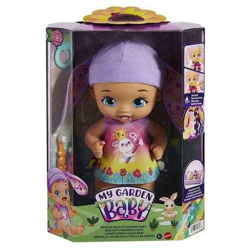 Doll Mattel My Garden Baby Lavender Clean Teeth Bunny 30 cm
