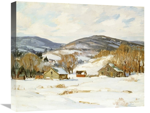 Global Gallery GCS-268571-22-142 22 in. Early Snow Art Print - George 