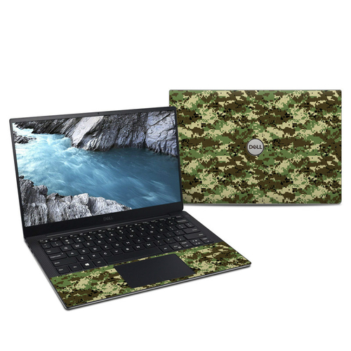 DecalGirl DX1380-DIGIWCAMO Dell XPS 13 9380 Skin - Digital Woodland Ca