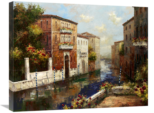 Global Gallery GCS-132392-2228-142 22 x 28 in. Sleepy Canal Art Print 