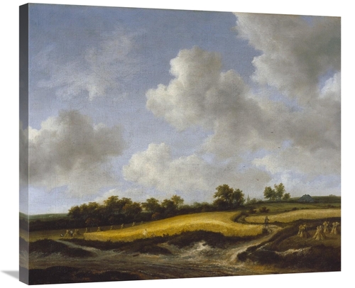 Global Gallery GCS-460011-30-142 30 in. Landscape with A Wheatfield Ar