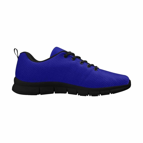 Sneakers for Men - Dark Blue - Canvas Mesh Athletic Running Shoes