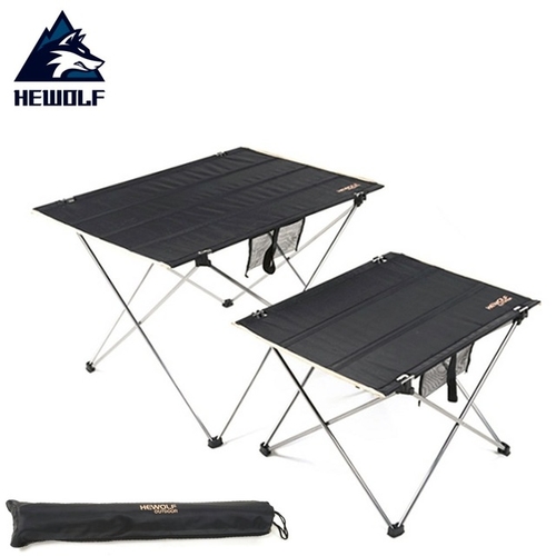 Hewolf Outdoor Ultralight Portable Table Aluminum