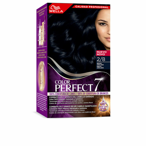 Permanent Colour Creme Wella Color Pefect 7 2/8-negro azulado