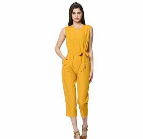 Crepe Fabric Jumpsuit ( 11043 )