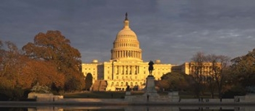 Panoramic Images PPI100472L Pond in front of a government building  Ca