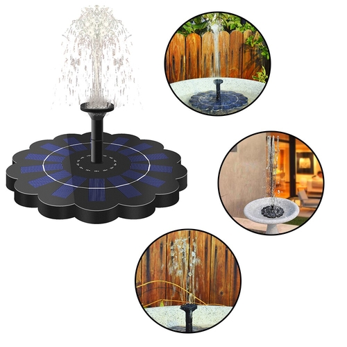 Solar power Birdbath Fountain Pump Brushless Anti