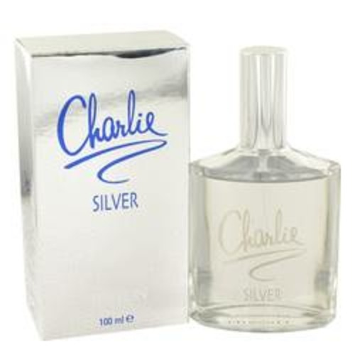 Charlie Silver Eau De Toilette Spray By Revlon 3.4 oz Eau De Toilette