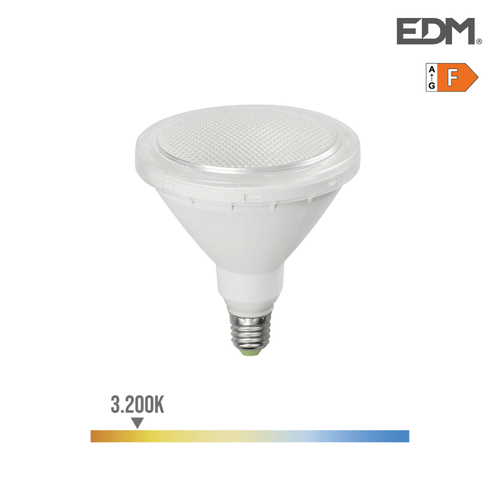 LED lamp EDM F 15 W E27 1200 Lm Ø 12 x 13,8 cm (3200 K)