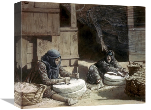 Global Gallery GCS-280546-16-142 16 in. Two Women at the Mill Art Prin