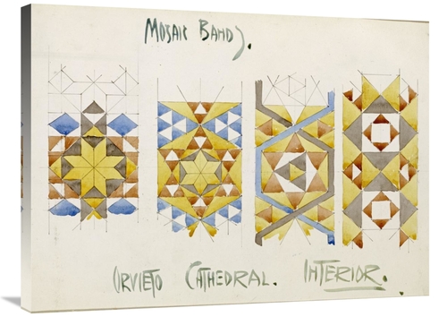 Global Gallery GCS-266807-36-142 36 in. Orvieto Cathedral, Mosaic 