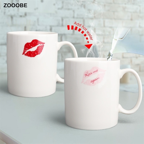 Creative Color Changing Mug Kiss me again