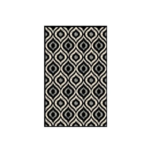Botticelli Black And White Eyes Design Rug