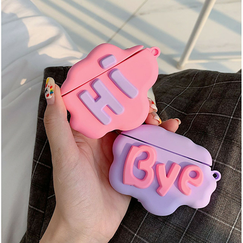Hi Cute Cloud Case Bye Cloud Headphone Case